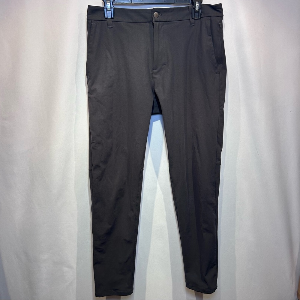 Lululemon Mens ABC Slim Dark Grey Pants Like‎ New Size 30 x 32